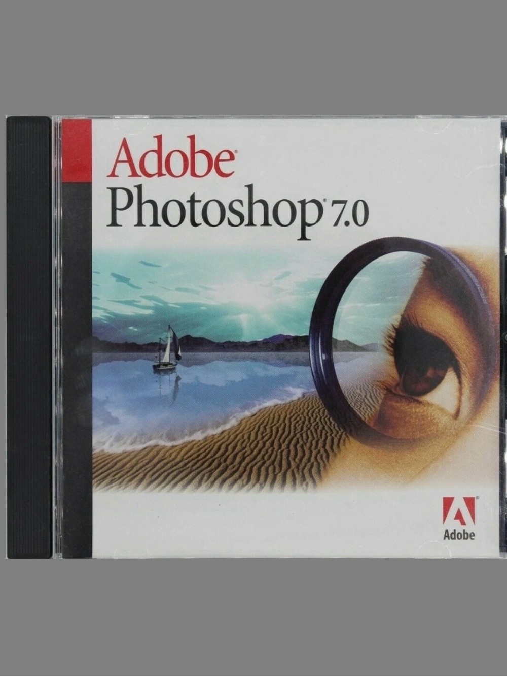 Adobe Photoshop 7.0 Software DVD - Lifetime Key for Windows